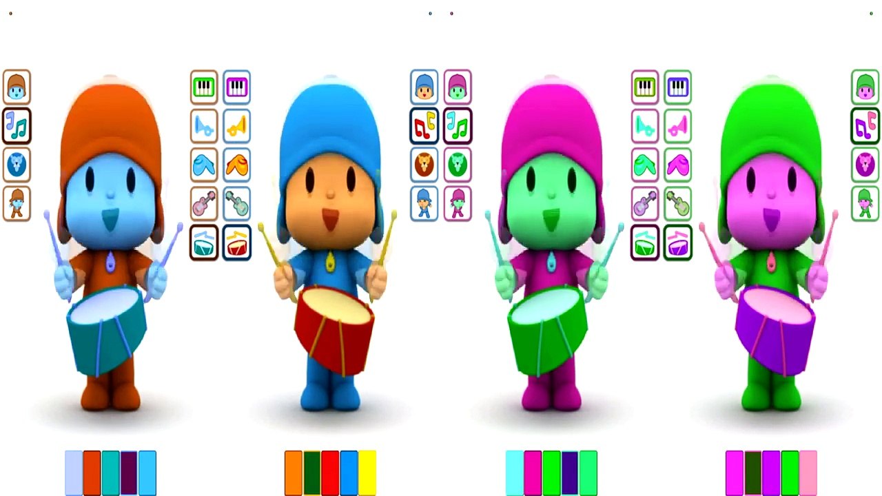 Talking Pocoyo Reverse Colors Reaction Compilation Funny Videos 2016 HD