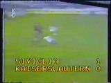24.11.1982 - 1982-1983 UEFA Cup 3rd Round 1st Leg Sevilla FC 1-0 1. FC Kaiserslautern