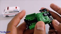 Tomica Toy Car | Nissan Ambulance - Hanta Asphalt Paver F1741WZ - [Car Toys p2]