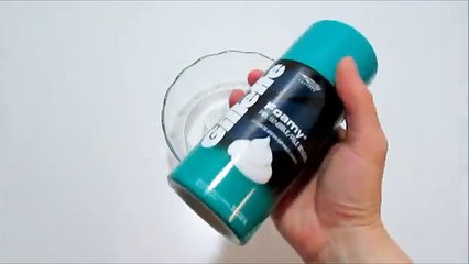 Como hacer fluffy slime con espuma de afeitar - Receta