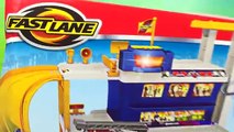 Fastlane Rescue Fire Station - Fire Truck DieCast Car Toys Recue Helicopter & Lightning McQueen