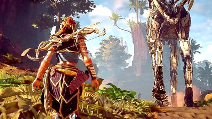 Horizon Zero Dawn Mundo Aberto 20 Minutos de Gameplay