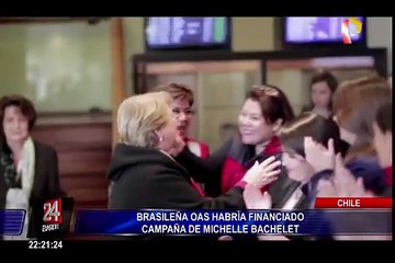 Chile: brasileña OAS habría financiado campaña de Michelle Bachelet
