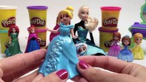Play Doh Disney Princess Cinderella How to Make Playdough Dress Princess Cinderella Magiclip Dolls