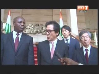 Le chef de l'Etat a reçu le président de l'organisation japonnaise du commerce extérieur