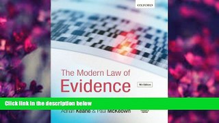READ book The Modern Law of Evidence Adrian Keane Full Book