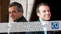 François Fillon n’exclut pas d’intégrer Emmanuel Macron à son futur gouvernement