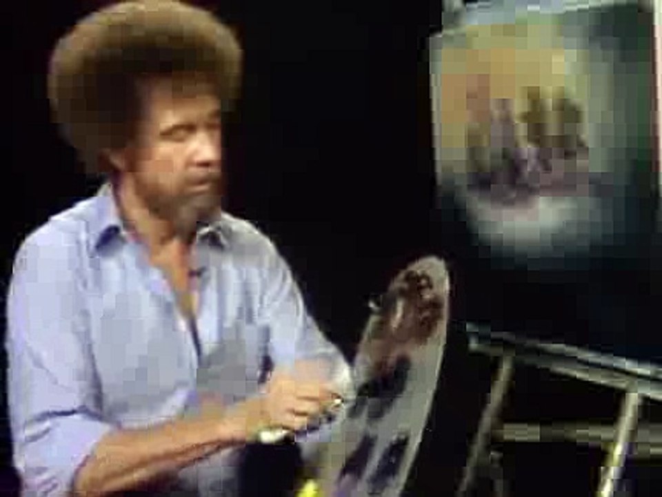 Bob Ross Dark Waterfall S7 E13