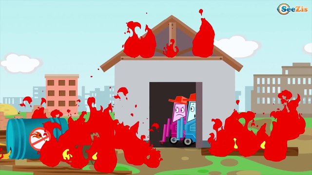 Construction Cartoons: Dump Truck and Excavator - Cars & Trucks Cartoons for kids Part 2