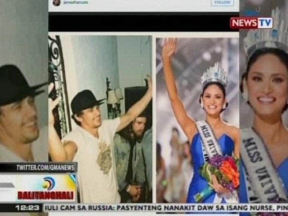 BT: Pia Wurtzbach, ikinatuwa ang Instagram post ni James Franco