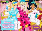 Princess Slumber Party Funny Faces | Best Game for Little Girls - Baby Games To Play