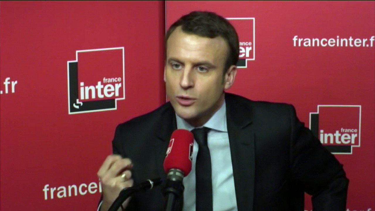 Emmanuel Macron : "Le travail, c'est la capacité à trouver sa place dans la société"