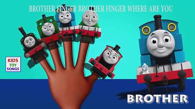 Thomas and Friends Cartoon Finger Family Nursery Rhyme | Thomas & Friends Daddy Finger Family Songs