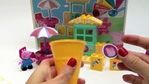 Peppa Pig Ice Cream Parlor Building Toys Play Doh Rainbow Ice Cream DIY La Heladería de Peppa Pig