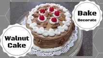 Bake & Decorate Coffee Walnut Cake