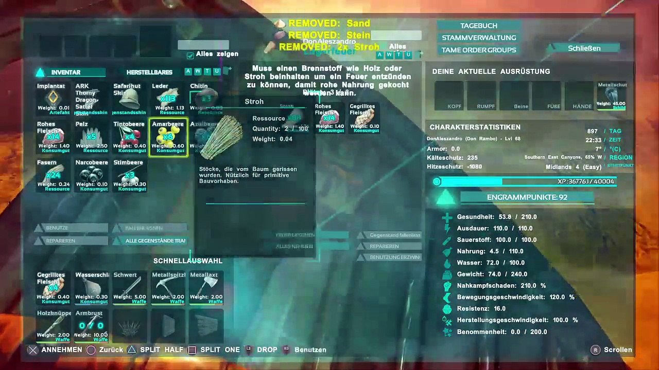 DonAleszandro ARK Survival Evolved : ««-Don Rambo beim Aufbau eines Imperiums-»» (836)