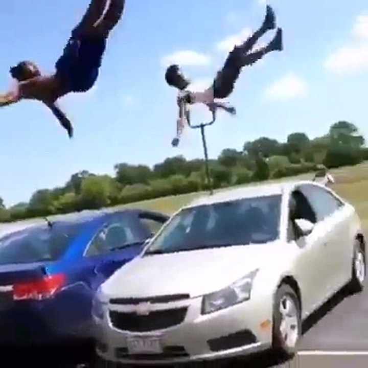 Amazing car stunt