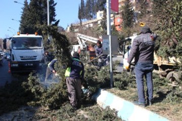 Kahramanmaraş'ta Şiddetli Rüzgar Şehri Birbirine Kattı: 2 Yaralı