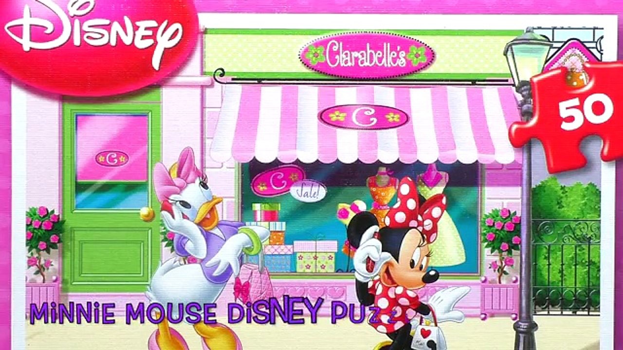 MINNIE MOUSE Disney Puzzle Games Rompecabezas De Play Learn Jigsaw Kids Learning Toys quebra-cabeças