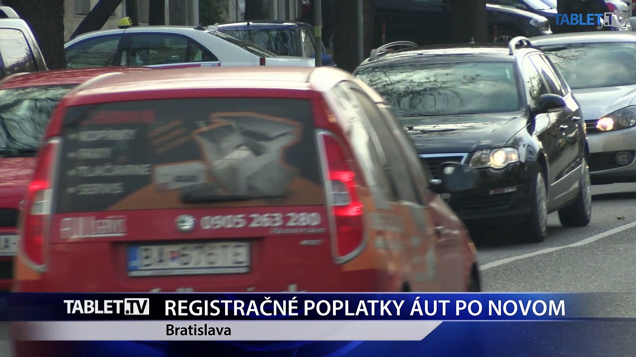 Oddnes sa menia poplatky pri registrácii vozidiel
