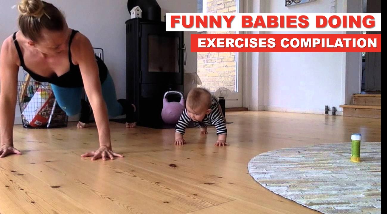 Funny Babies Doing Exercises Compilation 2016 - Funny Type