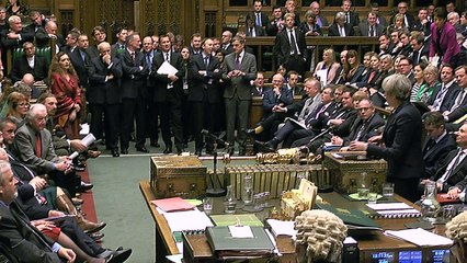 May: Corbyn "can lead a protest, I'm leading a country!"