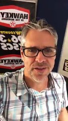 Did you hear who is in the studio this morning? Live from the Hawkeye in the Morning Studio