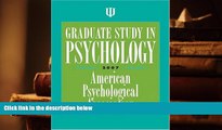 PDF [Free] Download  Graduate Study in Psychology American Psychology Association [Download] Online