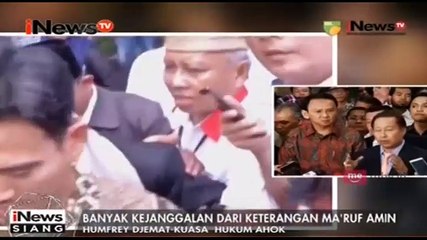 Humfrey: Banyak Kejanggalan dari Keterangan Ma'ruf Amin