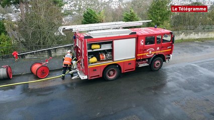 Morlaix. Pompiers : une formation à l'engin pompe