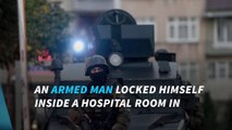 Gunman holds hostages at Istanbul hospital
