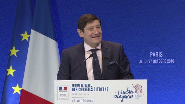 Patrick Kanner, discours d'ouverture - Forum national des conseils citoyens 27/10/2016