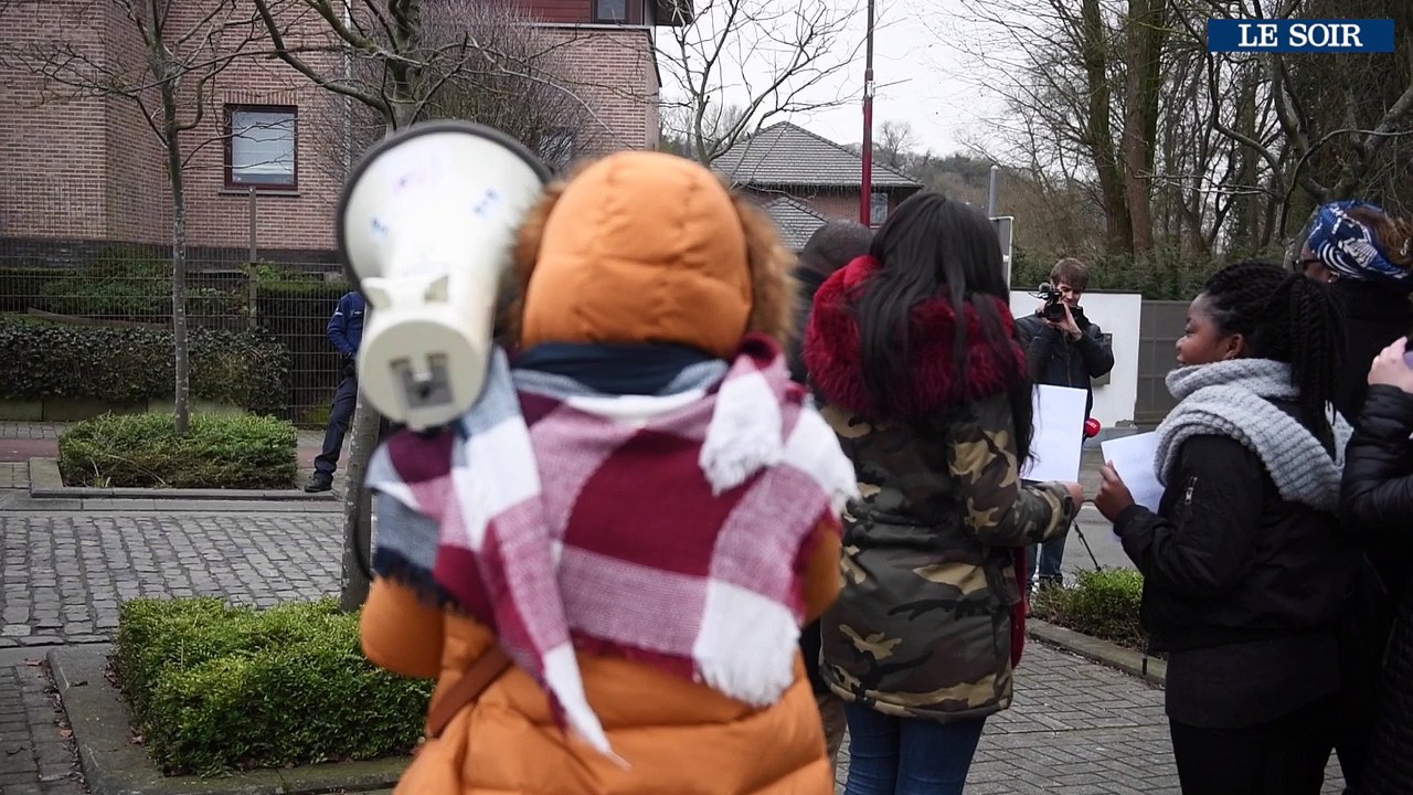 Rassemblement contre Miss Belgique organisé par la diaspora africaine de Belgique