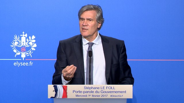 Compte-rendu du Conseil des ministres du mercredi 1er février 2017