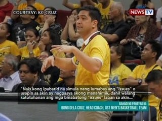 SONA: Coach ng UST men's basketball team, nagsalita na ukol sa isyu ng pangmamaltrato ng players
