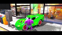 Nursery Rhymes HULK COLORS Disney Pixar Cars Children Songs - Lightning McQueen Colors HD