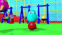 SPORTS BALLS Finger Family 3D Surprise Eggs Indoor Playground | Color Songs For Kids Nursery Rhymes
