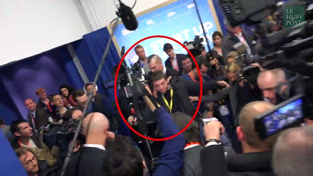 Un journaliste de Quotidien violemment expulsé lors d'une visite de Marine Le Pen