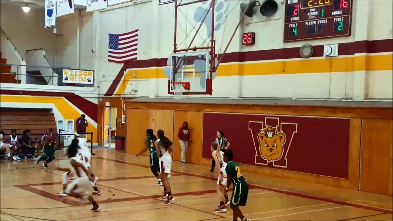 Long Beach Poly Lady Jackrabbits vs. Wilson Bruins Girls Basketball Varsity 1-30-17