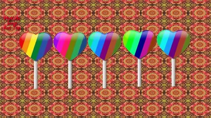 Candy finger family | finger family collection rhymes | lollipops for kids
