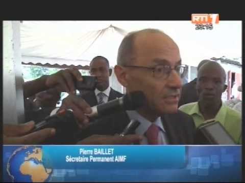 Audience du président de l'assemblée nationale accordée à une délégation de l'association internationale des maires francophones