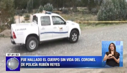 Encuentras cadáver del subjefe de policía del Azuay en Latacunga