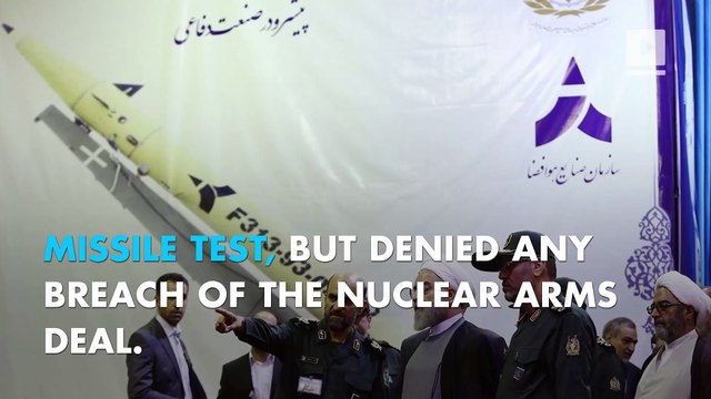 Iran confirms new missile test, claims not against nuclear deal