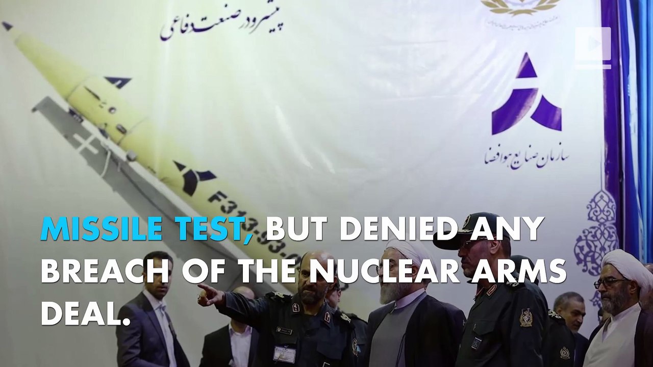 Iran confirms new missile test, claims not against nuclear deal