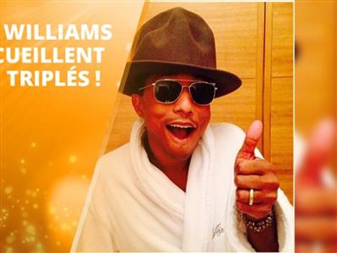 Pharrell Williams est papa de triplés !