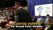 Scottie Pippen drafté par les Sonics en 1987