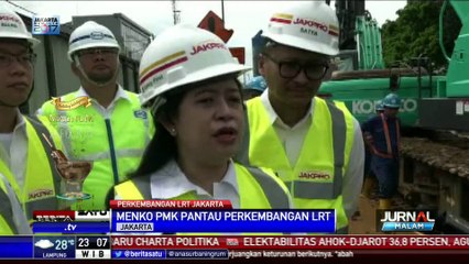Puan Maharani Meninjau Pembangunan LRT