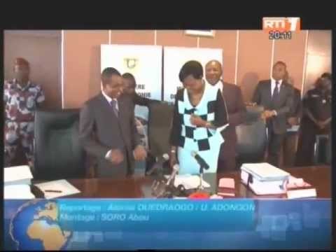 Passation de charges au ministère de l'économie entre Charles Diby et Daniel Kablan Duncan