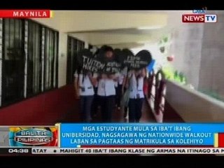 Mga estudyante mula sa iba't ibang unibersidad, nagsagawa ng nationwide walkout