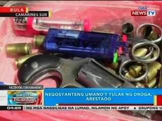 BP: Negosyanteng umano'y tulak ng droga, arestado
